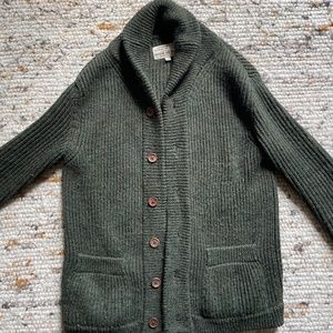 Imogene and Willie Beckett Cardigan in Green XS